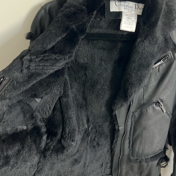 Authentic DIOR Biker leather jacket - Picture 9 of 17